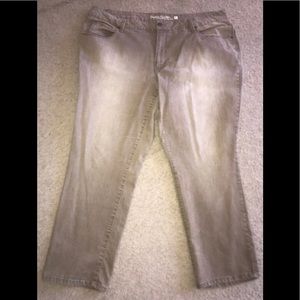 Tan bootcut jeans